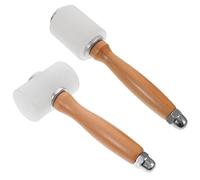 Didiseaon 2 pièces Marteau Nylon pour Installation de Meubles Outil et Ergonomique pour Travaux Manuels Cuir pour Estampage et Perforation
