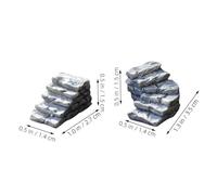 Didiseaon 2 pièces Micro Escaliers Miniatures Pierre Modèles de et Courbes Accessoires DIY pour Décor Maison de Poupée Installation Facile sans Outils Résistants et Durables