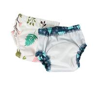 Didiseaon 2 pièces Pantalons Entraînement Lavables pour Bébés Lot de de Protection pour Apprentissage Propreté pour et avec Imperméable pour Plus de Confort