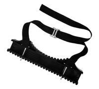 Didiseaon 2 Pièces Patins Antidérapants pour Échelle Extensible en Caoutchouc Noir, Support D'échelle Télescopique, Surface Lisse, Installation Simple, pour Entrepôts et Usines