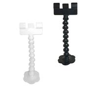 Didiseaon 2 pièces Perche à Selfie pour Animaux avec Support Friandises Clips pour Téléphones et Tablettes Accessoires Photo pour Chiens et Chats Capture de Portraits