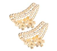 Didiseaon 2 Pièces pince à cheveux pinces cheveu hairpin hair charms barrettes hair bow barette griffe de cheveux de fleur pinces à cheveux pour cheveux épais pince à griffes Alliage de zinc