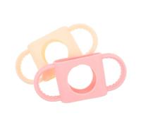 Didiseaon 2 Pièces Poignées Silicone Antidérapantes pour Biberons à Large S Aux Biberons Dr Design Ergonomique pour Alimentaire