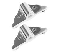 Didiseaon 2 Pièces Porte-rames de Bateau, Support Latéral | Avirons et Pagaies, Usage en Bateau à Rames, Fixation Stable, Argenté, Résiste à L'eau
