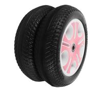 Didiseaon 2 pièces Roues Arrière Tricycle Garçon Fille Remplacement Roues Porteuses Stables pour Vélo Assemblage Rapide Compatibles Accessoires Tricycle