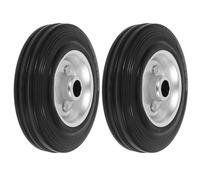 Didiseaon 2 pièces Roues de Remplacement Ø pour Chariot Courses Caoutchouc Silencieux et Maniable Roulettes pour Caddie et Chariot