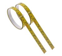 Didiseaon 2 pièces Ruban à Mesurer Autocollant Règle Adhésive pour Établi et Surfaces Planes Ruban Métrique Auto-adhésif pour Mesure Précise sur Tables Murs et Machines
