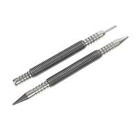 Didiseaon 2 pièces Set de Poinçons à Ressort pour Ongles Outil de Perforation Multi sans Marteau pour Verre et Design Compact et pour Réduits