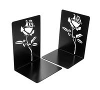 Didiseaon 2 pièces Support de Métal avec Motif Fleur Ajourée Décoratif pour Bureau et Maison Rangement Élégant et Pratique pour Accessoires Lecture et Étagère Bureau