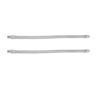 Didiseaon 2 pièces Support Flexible LED pour Spot avec Tube Col de Cygne en Fer Argent Flexible Universel pour Lampe de Bureau à LED