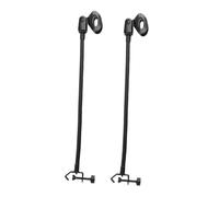 Didiseaon 2 pièces Support Micro C-type Lot de Clips Détachables pour Tuyaux Fixation Pratique pour Microphone Noir Accessoires Studio