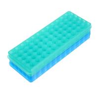 Didiseaon 2 pièces Support pour Tubes Essai Double Face Rack Polyvalent Réutilisable pour Tubes de Prélèvement Organisation Compacte pour Laboratoire
