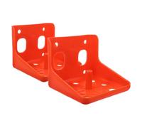 Didiseaon 2 pièces Support Robuste pour Bloc de Sel Épaissi Mangeoire Stable pour Bovins Moutons Chèvres et Cerfs Lot de Boîte à Lécher Polyvalente et Résistante