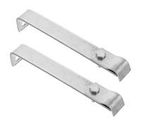 Didiseaon 2 Pièces Supports de Montage Acier Inoxydable pour Pinces de Liaison Terre Précises Installation Rapide pour Protection des Toitures