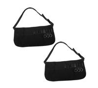 Didiseaon 2 pièces Tablier de Coiffeur Professionnel Tablier avec Poches pour Outils de Coiffure et Confortable pour Salon Barbier Maquilleur Organisateur Accessoires de Coiffure