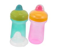 Didiseaon 2 pièces Tasses Dapprentissage pour Garçon Fille Antidéversement Silicone Bouteilles Deau Portables pour Garçon et Fille de Lautonomie et Développement Moteur