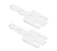Didiseaon 2 pièces Tendeur Compact pour Machine à Tricoter K-Type Adaptateur Multi-Usage Compatible Addi King Express Accessoire Précis pour Régulation de Tension Installation Facile Lot