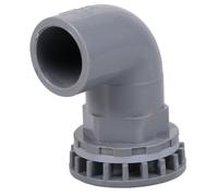 Didiseaon 2 raccords de retour en forme de L pour tube de circulation | Raccord coudé de 20 mm de diamètre intérieur, adaptateur de cloison robuste, pièce pour tuyauterie hydroponique,