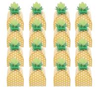 Didiseaon 20 Boîtes à Dragées pour Mariage en Papier Léger Motif Ananas, Boîte Présent Chic et Décorative pour Shower ou Fête Hawaïenne