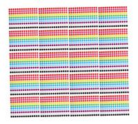 Didiseaon 20 feuilles Autocollants Ronds Colorés Gommettes Adhésives Autocollantes Étiquettes Codage Couleur Stickers Autocollants Polyvalents pour Organisation Maison Bureau