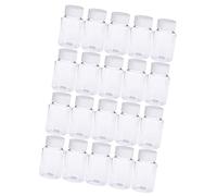 Didiseaon 20 Pièces accessoires de voyage bidon plastique pilulier pilullier Contenant en plastique boite pilule conteneur de stockage bouteille d'eau boire conteneur solide bouteille vide