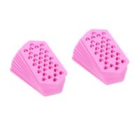 Didiseaon 20 Pièces aiguille permanente rouleau outil de sertissage de cheveux bigoudis pour cheveux longs pas de bigoudis chauffants Brûlure à froid épingle à cheveux coller Épingler abdos