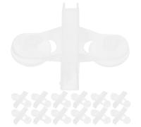Didiseaon 20 Pièces Clip de Fixation de diviseur Tasses de ventouses Aquariums Support à Ventouse Tasses de Navette Plaque d'isolement d'aquarium Pince à Poisson ABS White