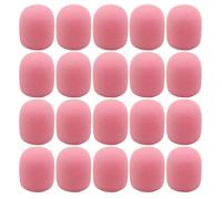 Didiseaon 20 pièces Couvre Micro Mousse pour Microphone Cravate Protection Vent et Éclaboussures Accessoires Élégants et Durables