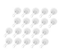 Didiseaon 20 pièces Crochets Adhésifs de Plafond Transparent Lot de Crochets Auto Adhésifs pour Décorations Intérieures et Extérieures Support Solide Inoxydable pour Plantes et Éclairage
