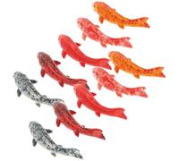 Didiseaon 20 Pièces Décor de Poissons Artificiels en Résine pour Aquarium Compact Décoration Réaliste de Poissons Faux pour Micro-Paysage de Bocal