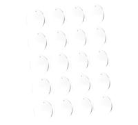 Didiseaon 20 pièces Disques Ronds Acrylique Transparent pour Ébauches Porte-clés DIY Claires Vierge pour Artisanat et Accessoires Porte-clés