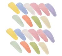 Didiseaon 20 Pièces Épingle à cheveux en tissu 5cm fille barrettes à cheveux pinces à cheveux hair charms hair toppers accessoires pour cheveux accessoires de cheveux pour enfants le fer