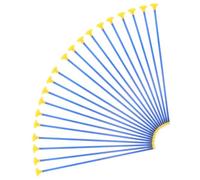 Didiseaon 20 pièces Flèches Plastique avec Ventouse à Garçon Fille Sécurisé pour Garçons Filles Jeu Familial Anniversaire