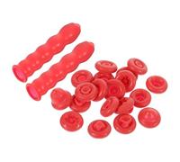 Didiseaon 20 Pièces Lot Bouchons pour Embouts de Calfeutrage Capuchons Étanchéité pour Tubes de Mastic Protection les Fuites et Maintien Fraîcheur Du Produit Installation Simple pour Usage