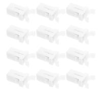 Didiseaon 20 Pièces Verrou de Poubelle à Pression Boucle de Commutation de Poubelle Abs Blanc Mécanisme D’auto-verrouillage Installation Facile et Bac à Déchets Usage Domestique et