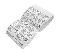 Didiseaon 200 Autocollants Adhésifs Avertissement Risque D'étouffement pour Jouets et Composants, Étiquettes Pvc et Papier Kraft, Utilisation Polyvalente pour Emballage et Jeu