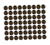 Didiseaon 200 pièces Perles Bouddhistes Rondes Perles Espacement pour Création de Bijoux DIY Artisanat et Chapelet