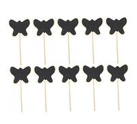 Didiseaon 20pcs Mini Tableaux Noirs En Bois Pour Étiquettes De Fleurs Et Plantes Panneaux Réutilisables De 17,4 x 8 Cm Pour Décoration De Jardin Et Événements Messages Et