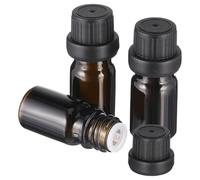 Didiseaon 20pièces Flacons Verre Ambré De Vides Pour Huiles Essentielles Rechargeables Pour Voyages Et Usage Quotidien