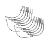 Didiseaon 20pièces Tubes Coudés pour Frein V De Route Montagne Guide-câble Flexible Durite pour Frein V Fournitures De Réparation De Vélo Acier Inoxydable Argent