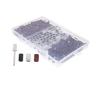 Didiseaon 210pièces Anneaux De Polissage Pour Manucure Embouts De Ponçage Pour Ongles Accessoires Pour Salon Et Maison