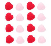 Didiseaon 24 Pièces Coeur Artisanat Décorations Décor De La des Trucs Sympas pour Ta Cœur Noël Décoration Esthétique De La Pièce Mignon Ton Mariage Feutre De Laine