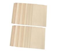 Didiseaon 24 pièces Lot de Planches pour Bricolage Artisanal Plaques Non pour Décoration Modélisme et DIY Créatif