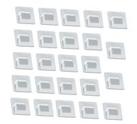 Didiseaon 24 pièces Supports de Rayonnage Transparent Support de Séparation sans Perçage Étagère Pratique pour Armoire et Placard Capacité de Charge Accessoire de Rangement Durable