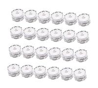 Didiseaon 24Pièces Bougies LED Submersibles Étanches pour Décoration Étang Lumière Fleur pour Événements Et Ambiance