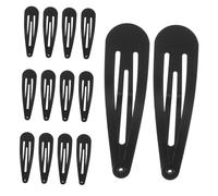 Didiseaon 24pièces Pince à Cheveux Noire Antidérapante Métal Pour Femmes Accessoires Pour Coiffure Et Frange Lot De Petites Pinces à Pression