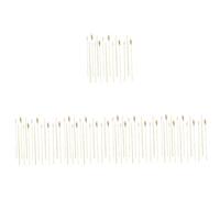 Didiseaon 25 Ensembles dissolvant scrubber gouttes pour enlever le cérumen Suppression nettoyeur oreille accessoire de nettoyage des oreilles outils pour enlever le cérumen Manche en bambou