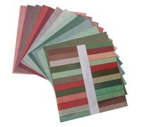 Didiseaon 25 Feuilles Bloc de Papier Scrapbooking Double Face Papier Décoratif Vintage Bohème pour Loisirs Créatifs Fabrication Cartes Journaux Origami et Albums Photos