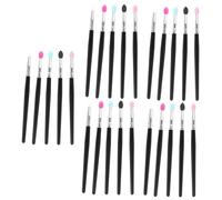 Didiseaon 25 Pcs Silicone Fard À Paupières Brosse Fard À Paupières Maquillage Brosse Rouge À Masque À Applicateur Maquillage Accessoire Rouge À Applicateur Fard À