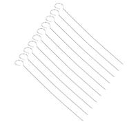 Didiseaon 25 pièces Brochettes Acier Inoxydable pour Rôtir Canard Outils de Barbecue Résistants à Haute Température pour Viande et Camping